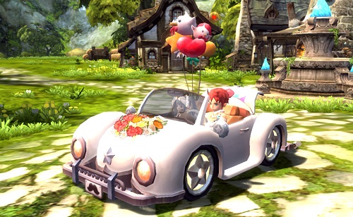 婚車坐騎，升級至3階可雙人搭乘）