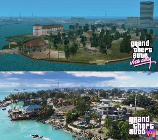 大變樣！ 《GTA：罪惡都市》和《GTA6》畫面對比